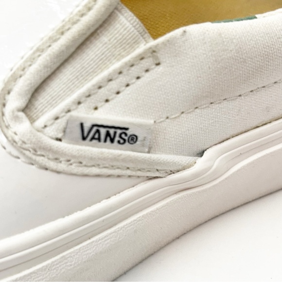 VANS x Karin Rozunko White Patent Leather Platform Slip On Sneakers Size 7.5 - Picture 8 of 10